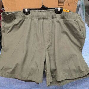 Women's NWT Green Cotton Blend Shorts Size 2X (20-22)